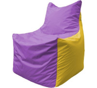 Кресло-мешок Flagman Фокс Ф2.1-100 сиреневый/желтый