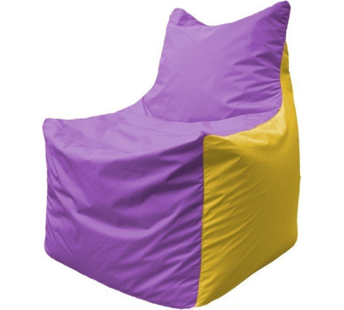 Кресло-мешок Flagman Фокс Ф2.1-100 сиреневый/желтый