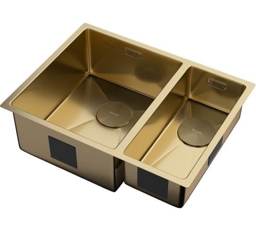 Кухонная мойка ZorG Zerox 58-2 U / IF-R PVD Gold