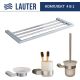 Набор аксессуаров для ванной Lauter 21SH1061 + 21SH1051 + 21SH1151 + 21SH1111 Chrome, 4 предмета