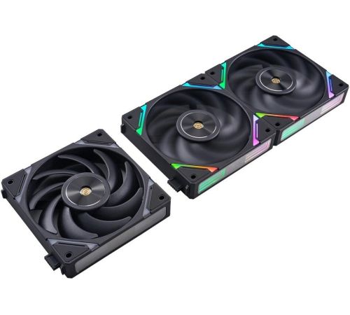 Комплект вентиляторов для корпуса 1stPlayer XF7 Reverse ARGB 3 шт, черный