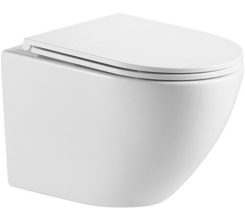 Унитаз подвесной WeltWasser Marberg 410 + Merzbach 043 GL-WT + Mar 410 SE MT-BL