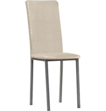 Стул Woodville Bozanak жемчуг/крокодил/светлый мусс