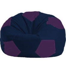 Кресло-мешок Flagman Мяч Стандарт М1.1-38 темно-синий/фиолетовый