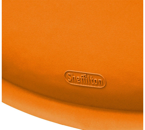 Стул Sheffilton SHT-S75 оранжевый/хром лак