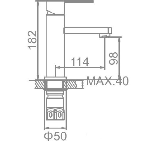 Смеситель Ledeme H733 L71033B черный