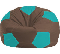 Кресло-мешок Flagman Мяч Стандарт М1.1-317 коричневый/бирюзовый