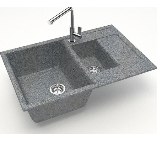 Кухонная мойка MARRBAXX Карельский камень модель 20/Q8 темно-серый