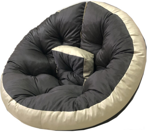 Кресло-мешок Angellini 9с0013тр L, коричневый/бежевый