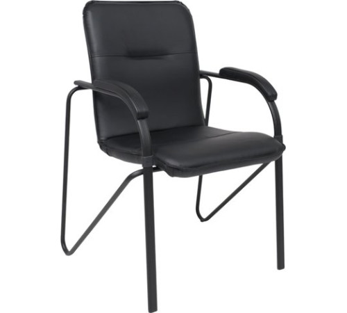 Офисный стул AksHome Samba Aks-1 000.704 Pegasso черный/мягкие подлокотники/основание черное