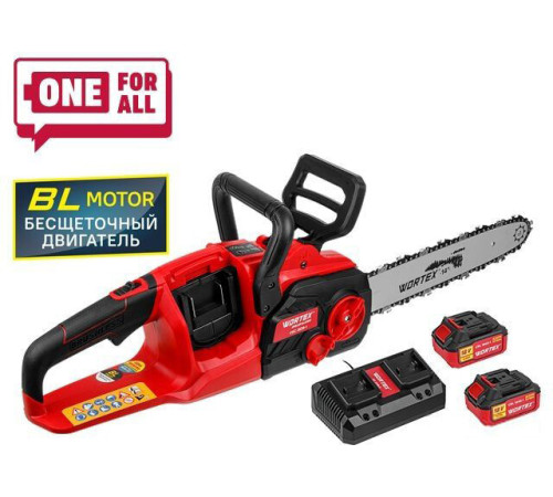 Аккумуляторная пила Wortex CEC 3536-1 1333454 с 2-мя АКБ