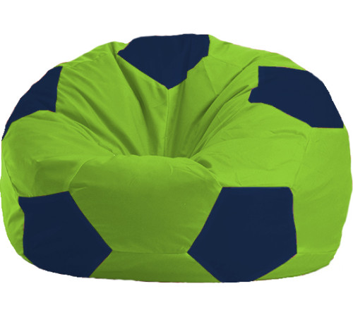 Кресло-мешок Flagman Мяч Стандарт М1.1-184 салатовый/темно-синий