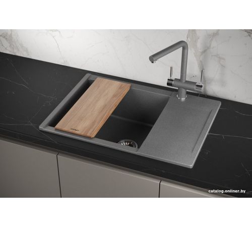 Кухонная мойка Granula ES-7003 графит