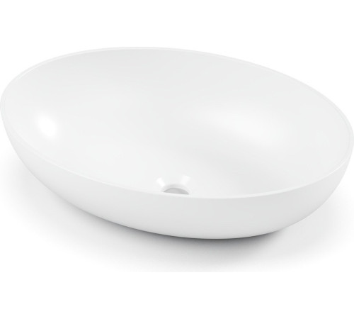 Умывальник Belux Дубай Д-570 18, белый матовый/Solid Surface