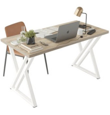 Стол Домус Гранд 12.016.401.06 вяз светлый/металл белый