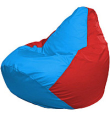 Кресло-мешок Flagman Груша Супер Мега 4XL Г5.1-279 голубой/красный