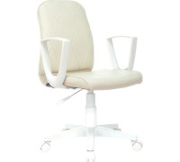 Кресло Бюрократ CH-W327 слоновая кость OR-10/белый