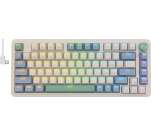Клавиатура Redragon Ucal Pro бежевый/зеленый