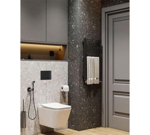 Унитаз подвесной Deante Bau VSS01102B с крышкой Slim Soft-Close белый