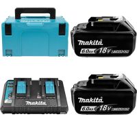 Аккумулятор с зарядным устройством Makita BL1860B + DC18RD 198080-9 40В/6 Ah + 7.2-18В