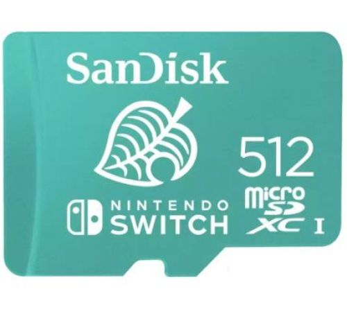 Карта памяти SanDisk Nintendo Switch Licensed Card Animal Crossing Edition microSDXC 512GB SDSQXAO-512G-GN3ZN
