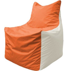Кресло-мешок Flagman Фокс Ф2.1-189 оранжевый/белый