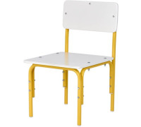 Детский стул Фея Мой малыш 0002742.29 белый/желтый