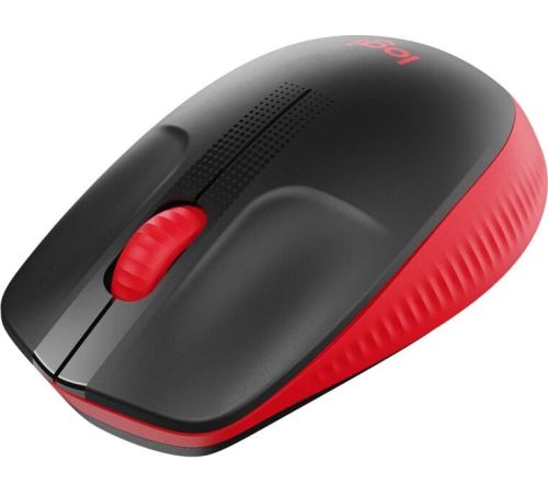 Мышь Logitech M190 черный/красный