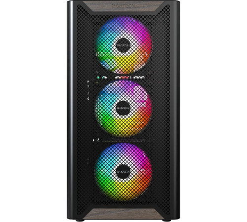 Корпус Montech XR Wood черный