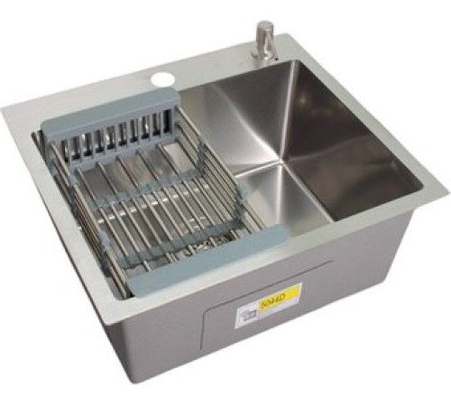 Кухонная мойка Wisent WS-35044D/GER013 с сифоном, дозатором и коландером