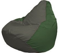 Кресло-мешок Flagman Груша Медиум Г1.1-361 темно-серый/зеленый