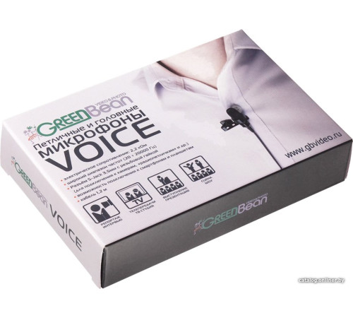 Проводной микрофон GreenBean Voice 4 black S-Jack