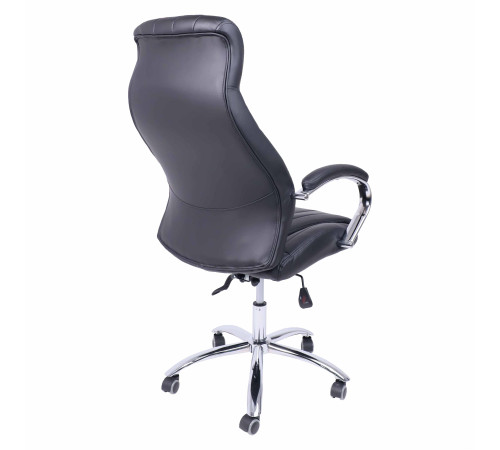 Кресло AksHome Mastif натуральная кожа, черный