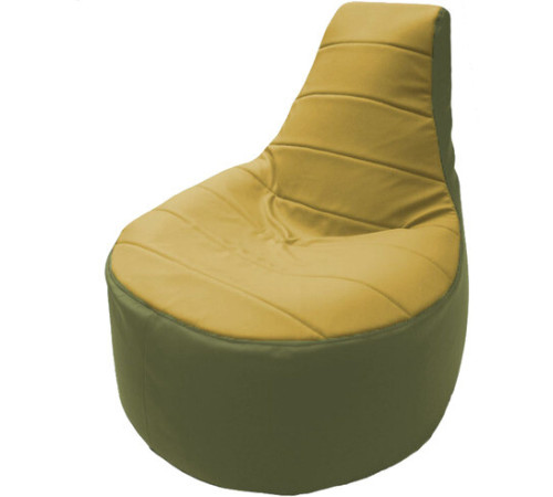 Кресло-мешок Flagman Трон Т1.3-30 охра/оливковый