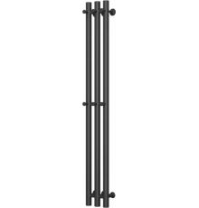 Полотенцесушитель Маргроид Inaro 150*6*12 Черный матовый 6 крючков частичная комплектация
