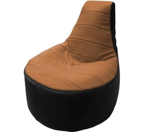 Кресло-мешок Flagman Трон Т1.3-07 оранжевый/черный