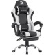 Игровое геймерское кресло Defender Tios черный/белый