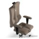 Офисное кресло Kulik System Elegance азур/хром, карамель с подголовником