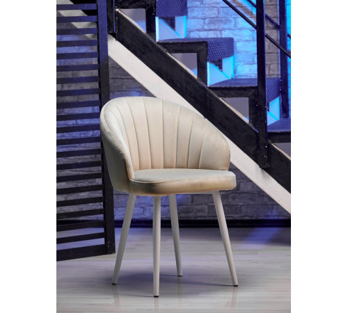 Памир Зефир F06 светло-бежевый/белая опора