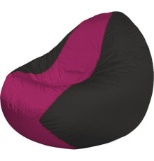 Кресло-мешок Flagman Classic К2.1-133 черный/фуксия