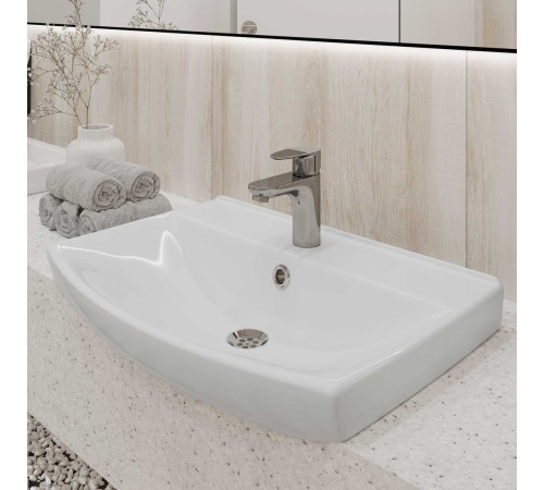 Умывальник Керамин Мебельный Клермонт 60 с отверстием и креплением