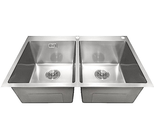 Кухонная мойка Stellar Decor S7850-2S-D сатин
