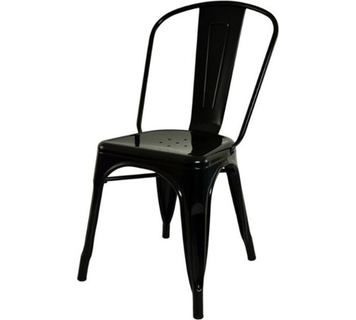 Стул Stool Group Tolix черный глянцевый