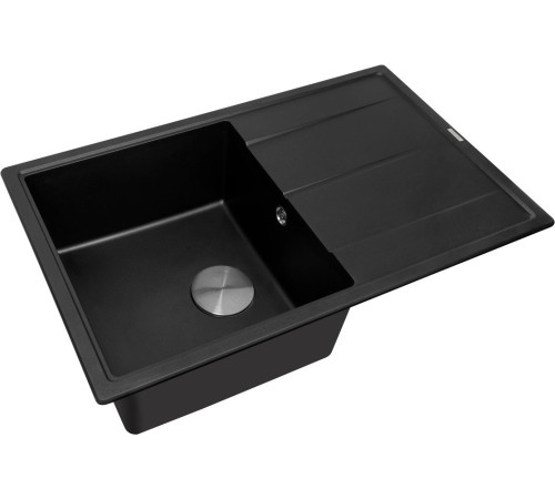 Кухонная мойка ZorG Rock 78 Premium black metallic