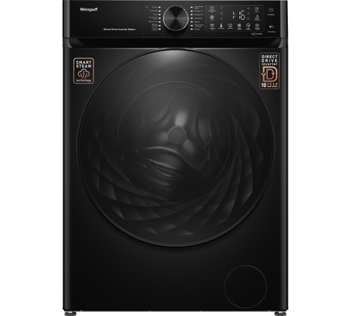 Стиральная машина Weissgauff WM 59411 Direct Drive Inverter Steam Matt Black
