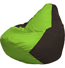 Кресло-мешок Flagman Груша Медиум XL Г1.1-165 салатовый/коричневый