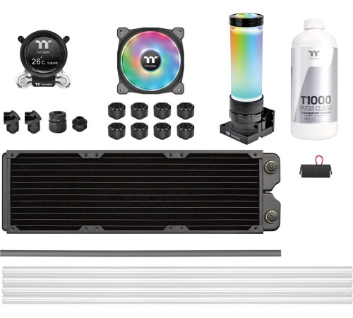 Система жидкостного охлаждения для процессора Thermaltake Pacific CLM360 Ultra Hard Tube Liquid Cooling Kit CL-W335-CU12SW-A