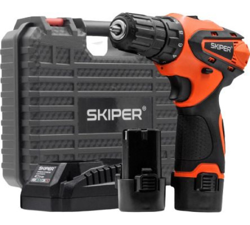 Дрель-шуруповерт Skiper CS2800-1 с 2-мя АКБ, кейс
