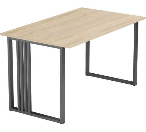 Стол Mio Tesoro Франко 120x66 дуб сонома/черный