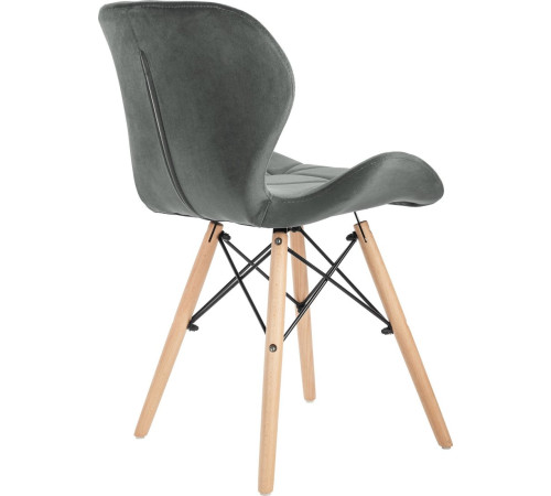 Стул Mio Tesoro Лацио темно-серый/дерево